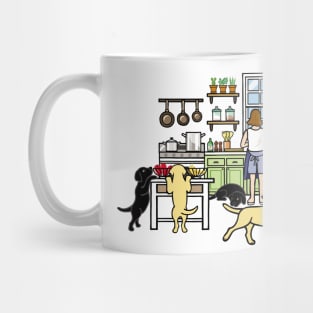 Labrador Mom Cooking Mug